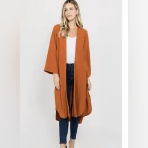 Caramela Kimono Fall Duster Sz. Small